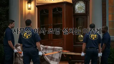 사무실 이사? 조명 설치는 이렇게!